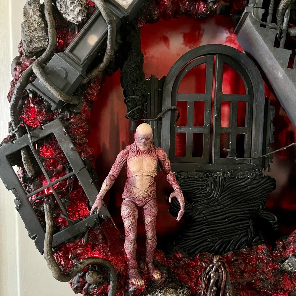 Halloween Diva Designs Stranger Things Horror Wreath